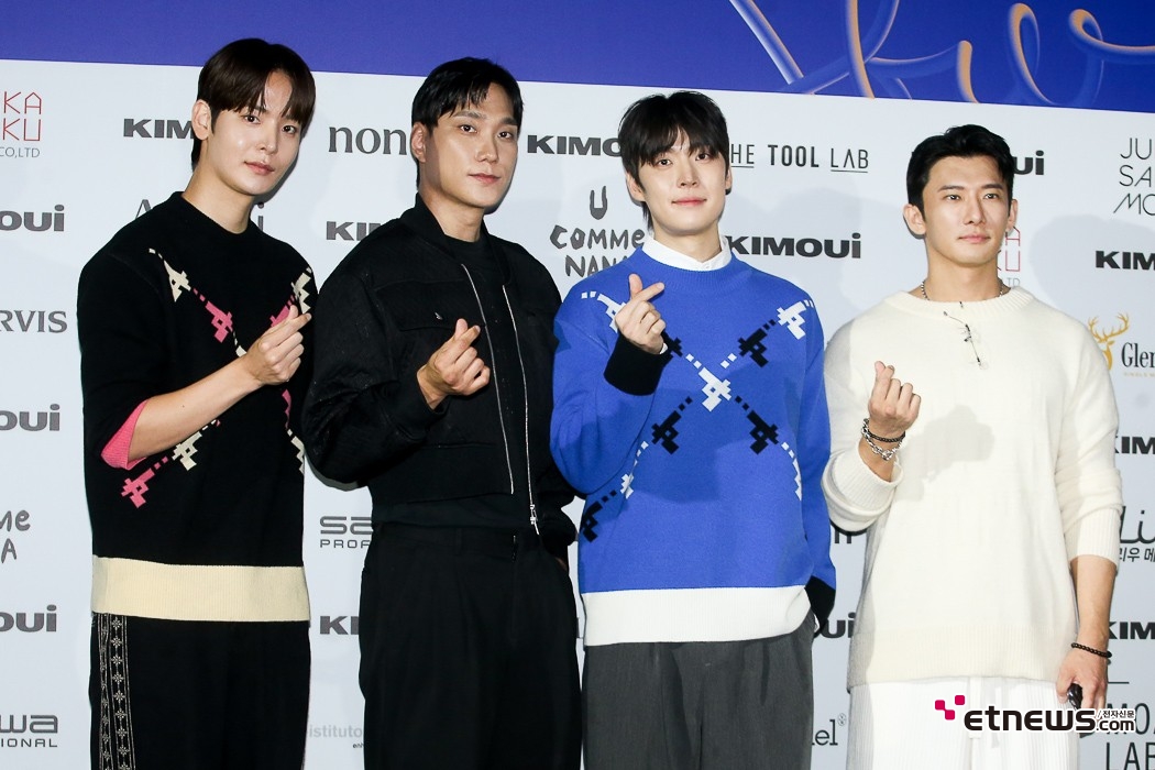 [ET포토]  박민규-이진석-최종우-김정수, '솔로지옥 출신들 모였어요'