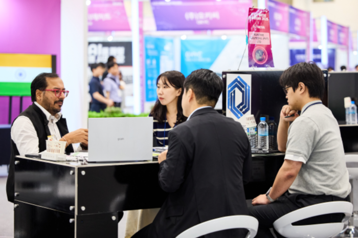 지난해 K-ICT WEEK in BUSAN 바이어 상담회