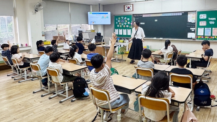 호남대 앵커사업단 백운초서 '기후위기 및 장애인권감수성 교육' 운영.