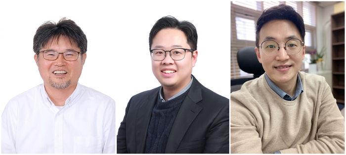 (왼쪽부터) 계명대 권택수·박광수 교수, 신동혁 연세대 교수
