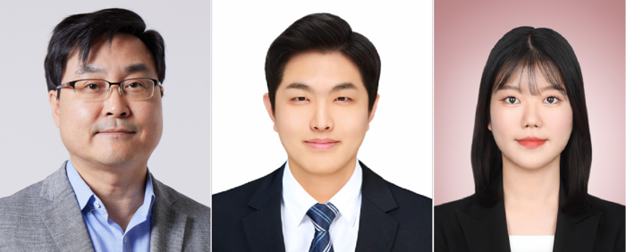 (왼쪽부터)김원배 교수, 강송규 박사, 김현주 석사