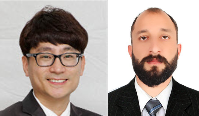 교신저자인 유형석 한양대학교 바이오메디컬공학과 교수(왼쪽부터)와 제1저자인 Amir Sohail 연구원.