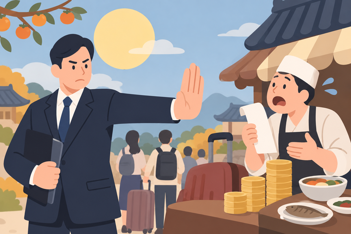 추석 바가지요금 집중단속…숙박·음식점 첫 적발부터 '영업정지'
