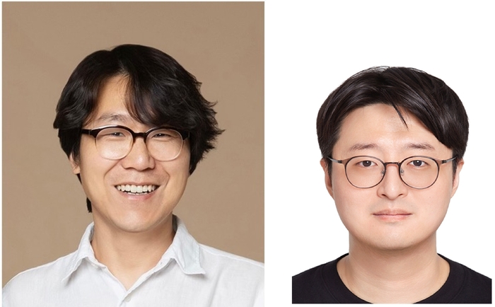 이번 연구논문의 교신저자인 송호진 포스텍 교수(왼쪽)와 공동 제1저자 최승욱 박사
