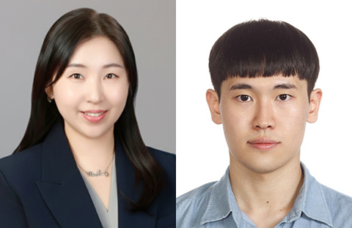 권민혜 성균관대 교수, 강구현 석사과정생(왼쪽부터)