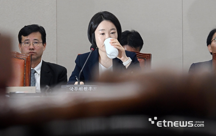 [포토] 물 마시는 이소영
