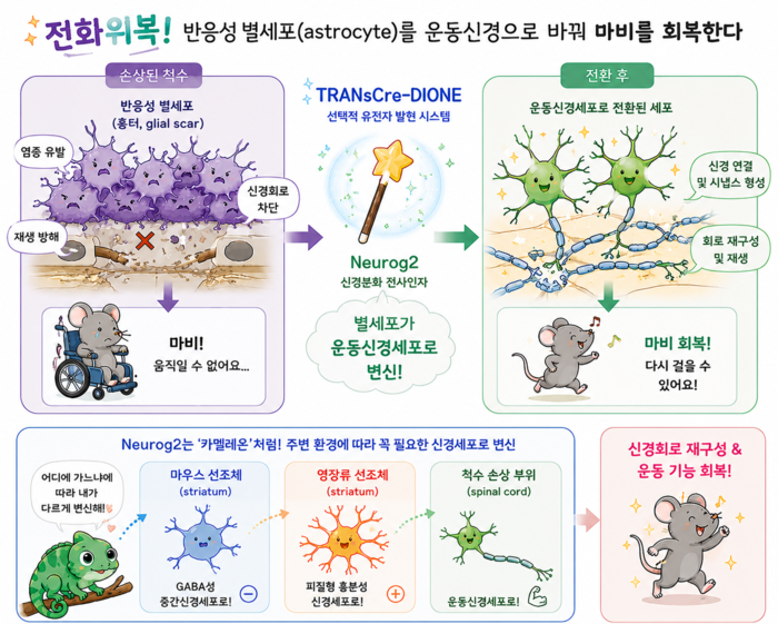 IBS, 손상된 신경 회복시키는 새로운 길 찾았다