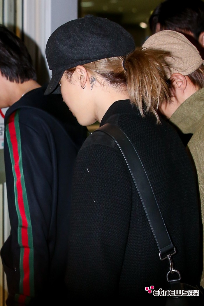 [ET포토] BTS 지민, '귀 밑에 레터링'
