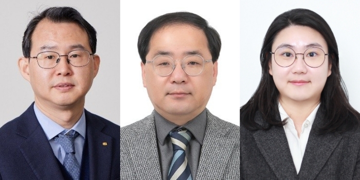 (왼쪽부터) 강한창 가톨릭대학교 약학대학 교수, 강선웅 국가독성과학연구소 책임연구원, 조하나 순천향대학교 교수. 가톨릭대 제공.
