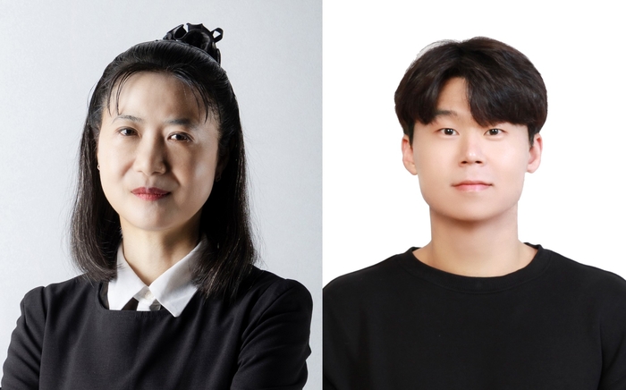 장지현 교수(왼쪽)과 이진영 연구원
