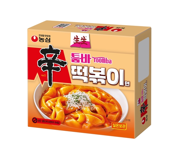 '생생신툼바떡볶이면' 제품 이미지. 〈자료 농심〉