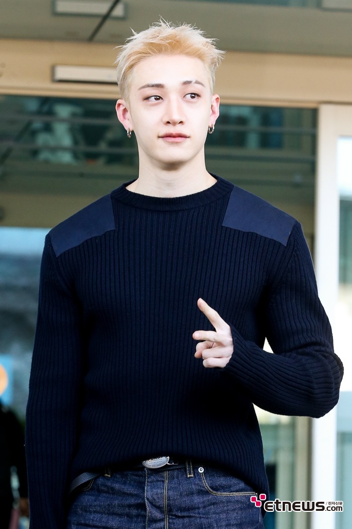 [ET포토] 스트레이키즈 방찬, '근사한 브이'