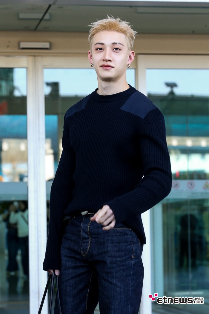 [ET포토] 스트레이키즈 방찬, '눈썹과 귀걸이가 포인트'