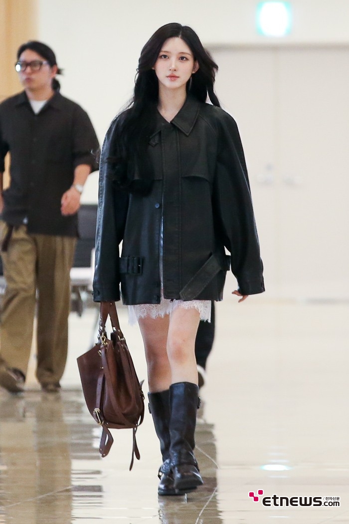 [ET포토] 아이브 가을, '블랙 청순'