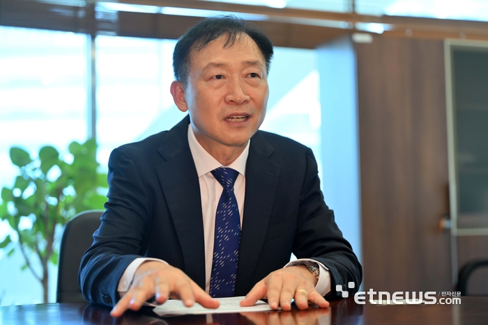 [데스크가 만났습니다] 윤성천 한국저작권보호원장 김민수기자 mskim@etnews.com