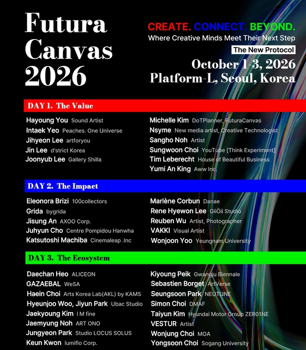 퓨추라캔버스 2026 포스터 이미지. 사진=퓨추라캔버스 2026