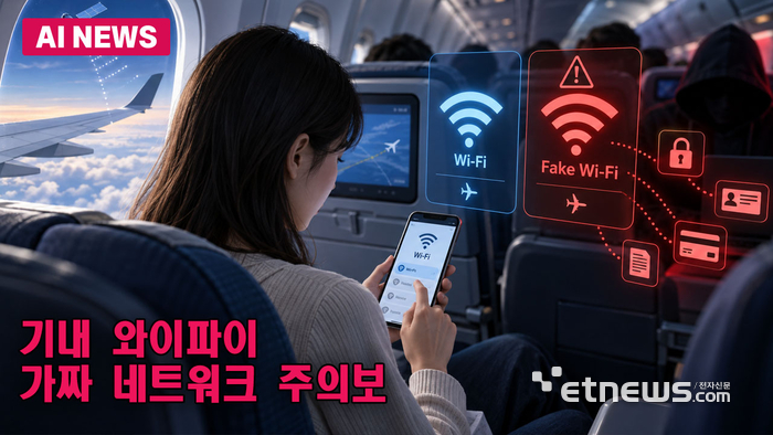 기내 와이파이 '가짜 네트워크' 주의보