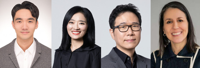 왼쪽부터 KAIST 김태현 박사과정, 이수진 교수, 정승원 교수, 캐나다 웨스턴대학교 조이 키니아스 교수
