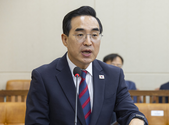 박홍근 기획예산처 장관이 지난달 28일 국회에서 열린 재정경제기획위원회 전체 회의에 출석해 미래대응기금 설치 및 운용에 관한 법률안 등 정부 제안 법안을 설명하고 있다. (사진=연합뉴스)