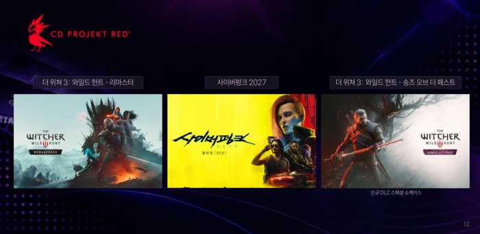 CDPR 지스타 2026 전시 라인업