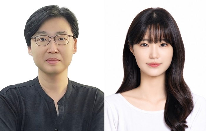 이상한 지도교수(왼쪽)와 육연지 석박사통합과정생.