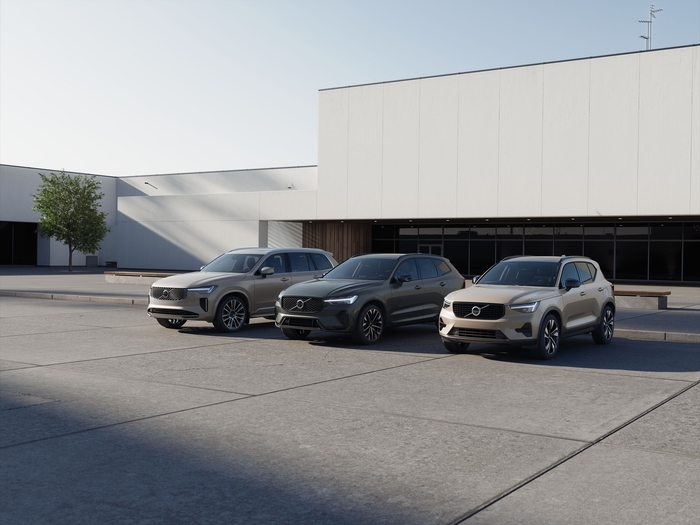 볼보 XC90(왼쪽부터) , XC60, XC40.