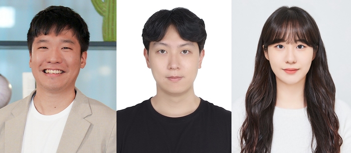 유재준 UNIST 교수팀(왼쪽부터 유 교수, 김범준 연구원, 이승아 연구원)