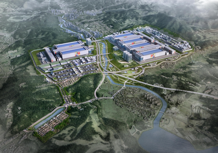 용인 첨단시스템반도체 클러스터 국가산업단지 조감도. (사진=LH)