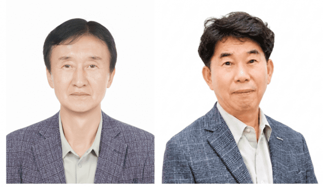 최상운 에코프로 신임 사장(왼쪽), 박종환 에코프로에이치엔 신임 사장