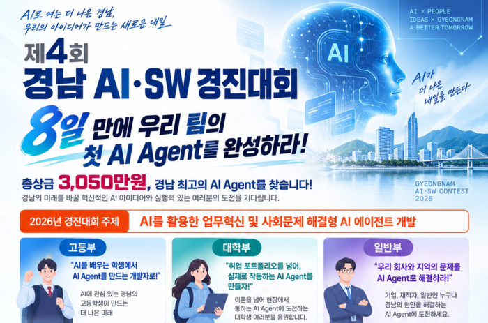 제4회 경남 AI·SW 경진대회.