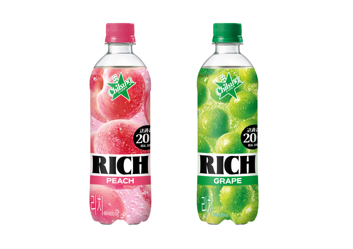 '칠성사이다 RICH' 2종 이미지. 〈자료 롯데칠성음료〉