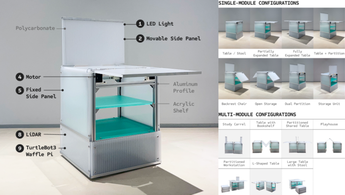 부모-아이 생활을 위한 모듈형 로보틱 가구 시스템 BoT²