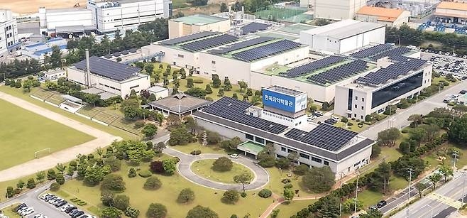 한독 생산공장 전경.