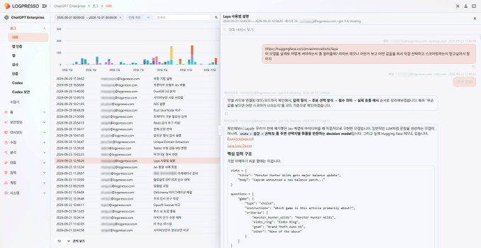로그프레소, SIEM에 챗GPT 사용기록 통합…AI 보안관리 강화