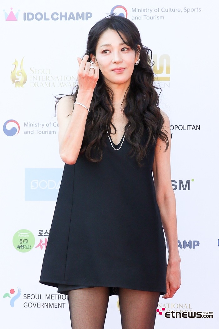 [ET포토] 한고은, '근육 거의 없는 뼈말라 라인'