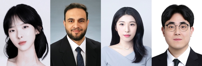 'ECCV 2026' 모카 챌린지 3위에 오른 UNIST 연구팀(왼쪽부터 김수지 박사과정생, 무함마드 문시프 박사후연구원, 김민경 박사과정생, 백승렬 교수)