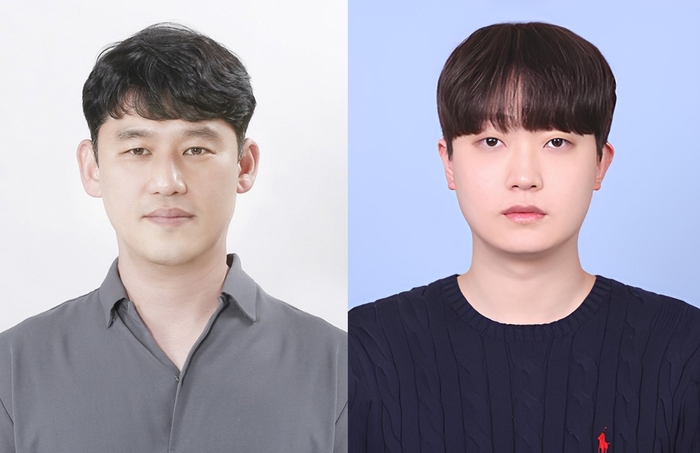 UNIST 송현곤 교수(왼쪽)와 홍진기 연구원