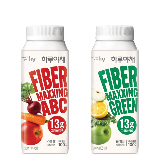 '하루야채 파이버맥싱' 2종 이미지. 〈자료 hy〉