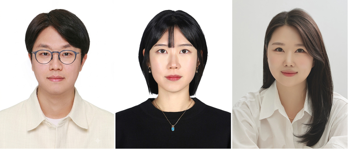(왼쪽부터) 오지훈 계명대 생명과학과 교수, 정다솜 연세대 의과대학 연구교수, 클라라 유리 김 미국 펜실베니아대 박사
