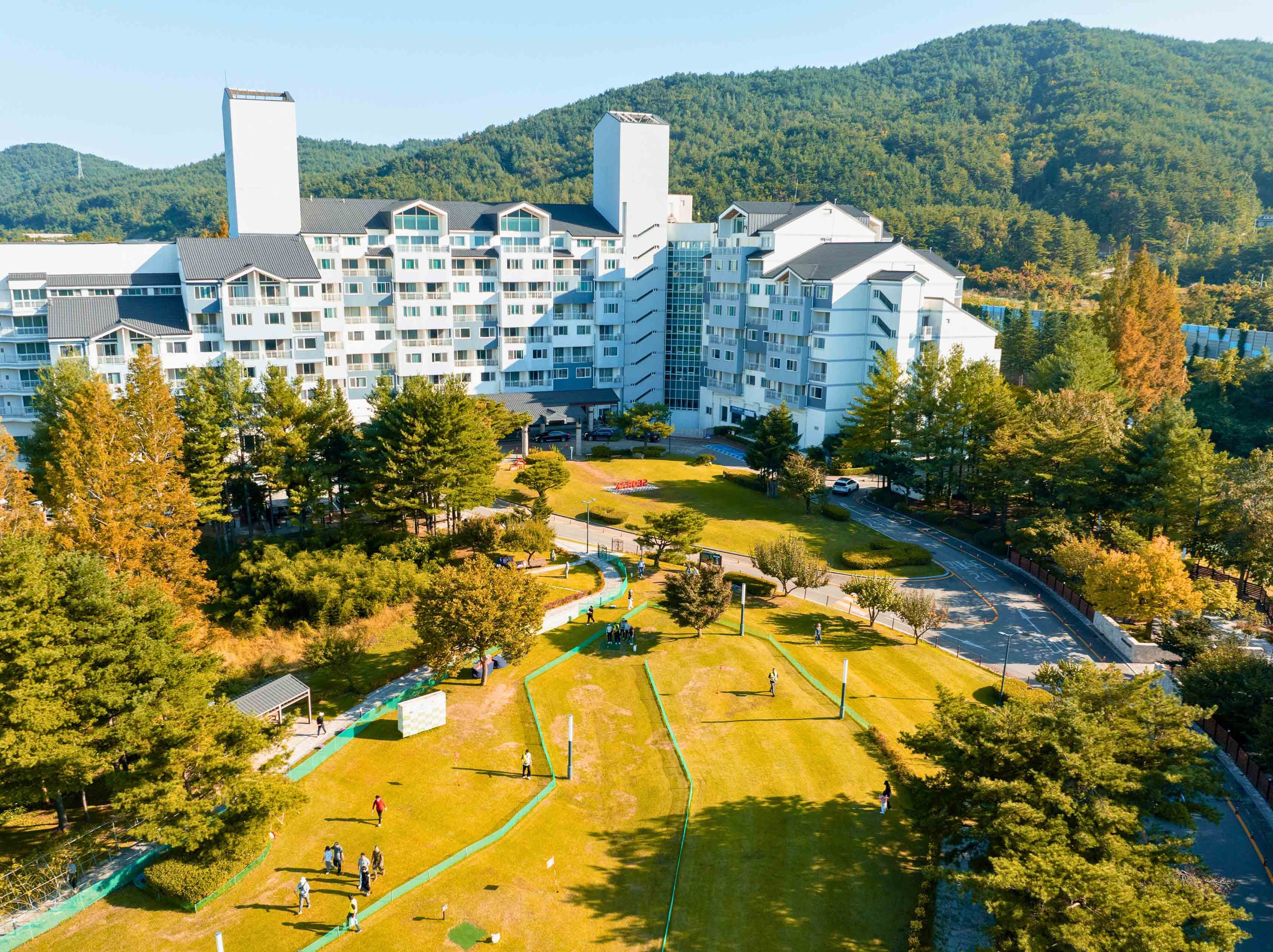 사진= 금호설악리조트 파크골프장 전경