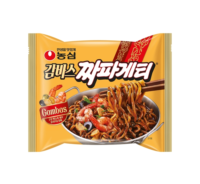 '감바스짜파게티' 제품 이미지. 〈자료 농심〉