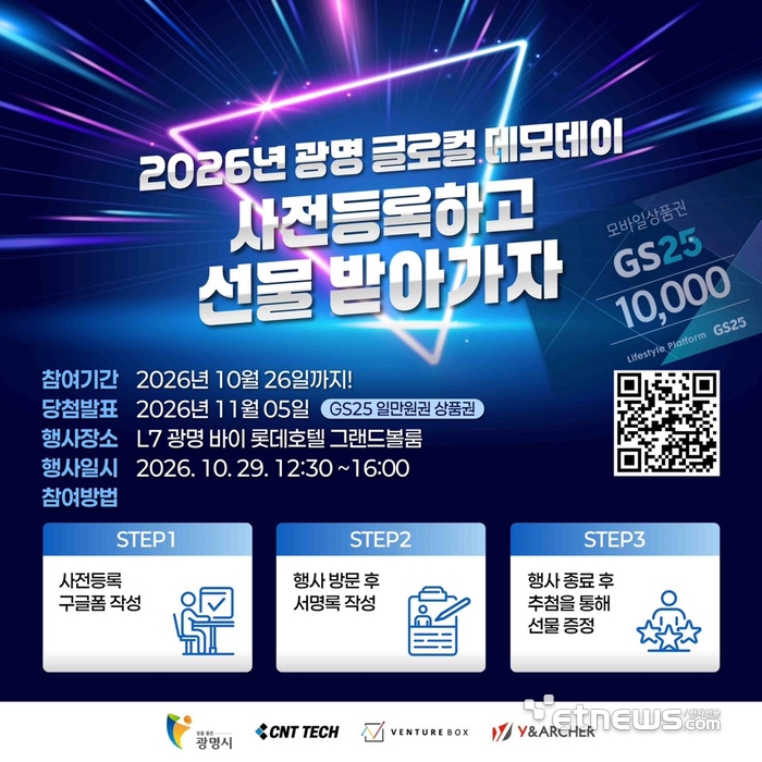 광명시 유망 스타트업이 한자리에…'광명 글로컬 데모데이' 참관객 모집
