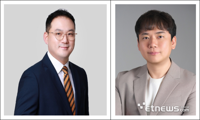 손정현 하이브랩 CFO(왼쪽)와 김현우 하이브랩 CHO