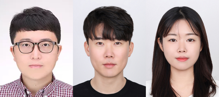 (왼쪽부터)최종민 DGIST 에너지공학과 교수, 박진영 박사, 김해정 박사과정생