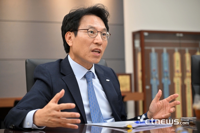 노건기 한국전자기술연구원(KETI) 원장. 김민수기자 mskim@etnews.com