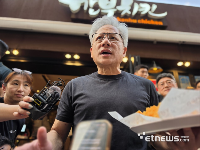 지난 6월 한국을 방문한 젠슨 황 엔비디아 최고경영자