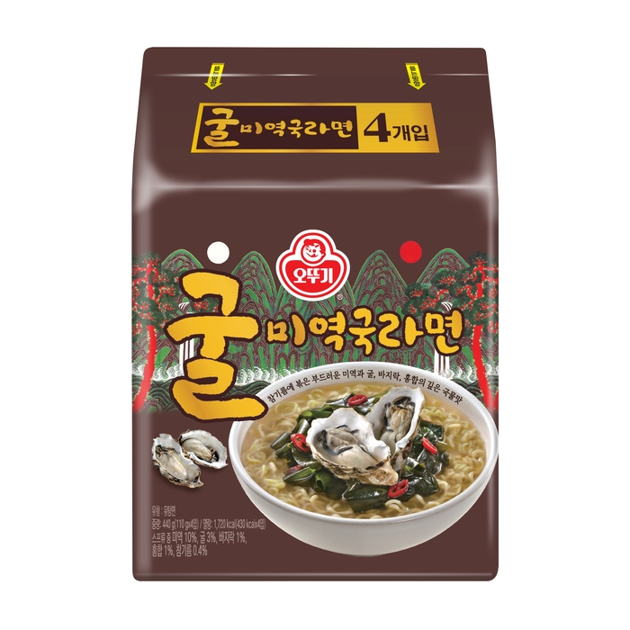 오뚜기 굴미역국라면 제품 이미지. 〈자료 롯데마트〉