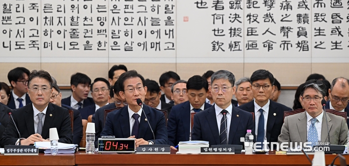 [포토] 답변하는 김호철 감사원장