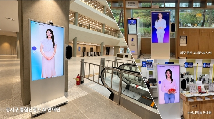 이스트소프트 실시간 AI 아바타 서비스 '페르소 인터랙티브'가 공공 서비스에 도입되고 있다. (이스트소프트 제공)
