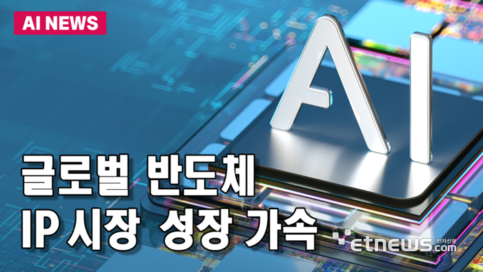 글로벌 반도체 IP 시장 성장 가속